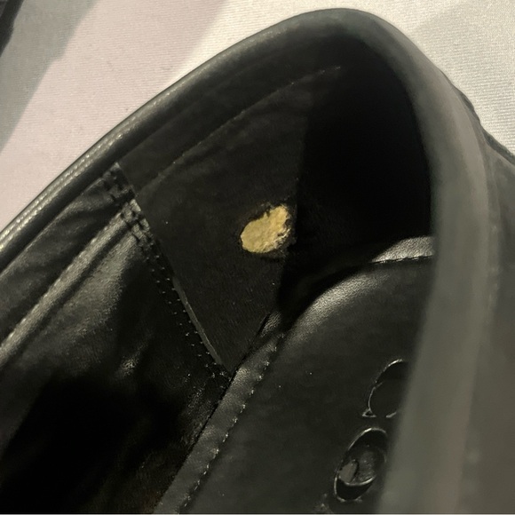 Coach Crosby Driver Turnlock Flat Shoe Black Leather Driving Loafer Mens 12 D - Picture 13 of 13